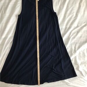 LOFT Dark Blue Mini Dress dress up or go casual, easy to pack